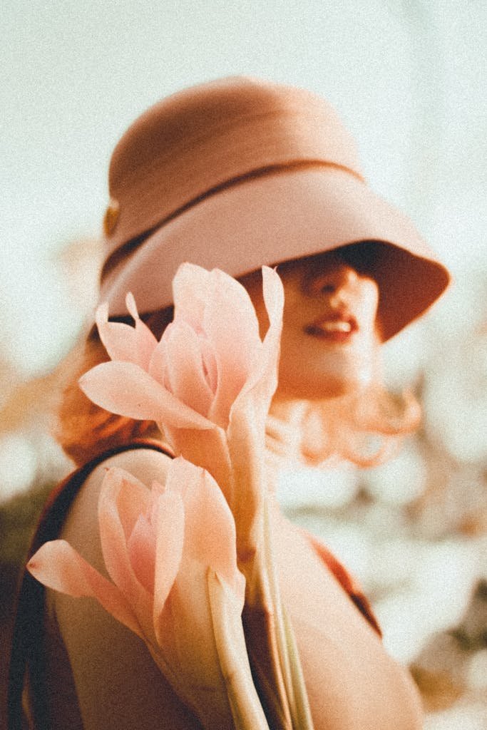 Woman Wearing Brown Hat